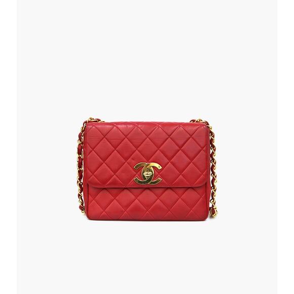 CHANEL Red Big CC Crossbody Bag A-A4770 - Picture 1 of 12